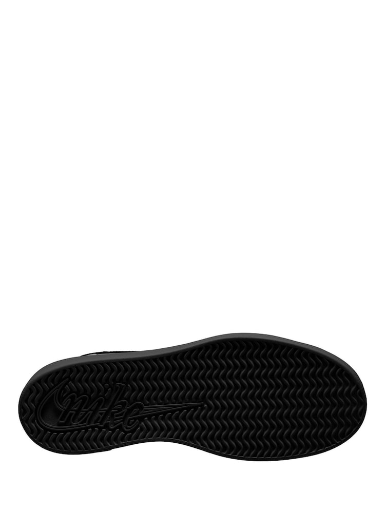 Nike Black Blacktop Trainers - Image 3 of 3