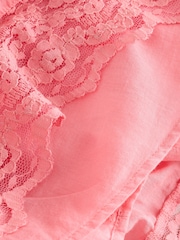 Pink Lace Trim Cami Top - Image 7 of 7