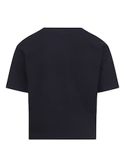 Nike Black Kids Boxy T-Shirt - Image 2 of 3