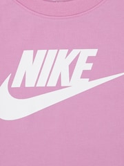 Nike Pink Kids Boxy T-Shirt - Image 3 of 3