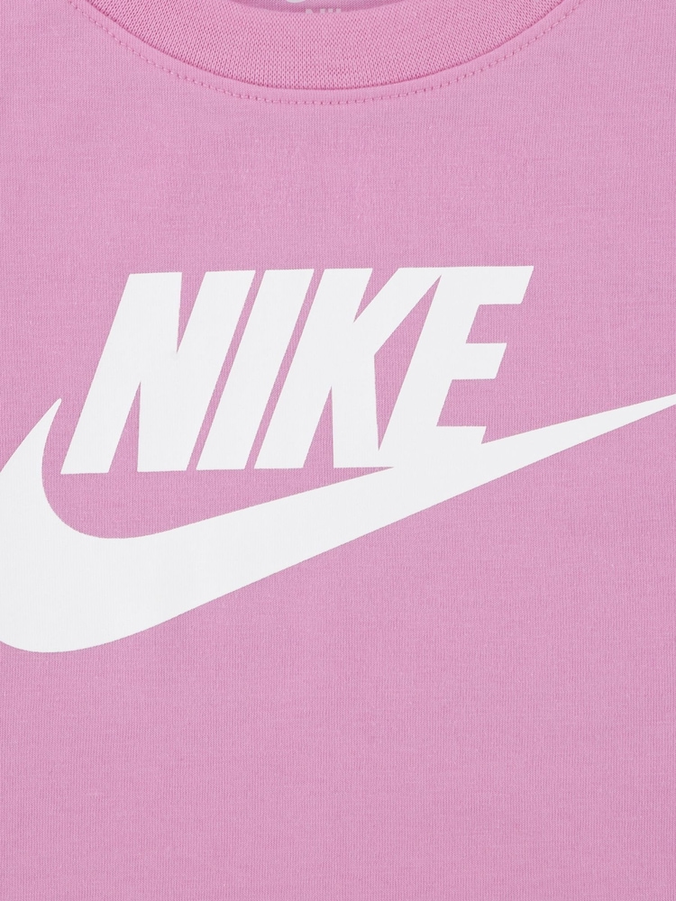 Nike Pink Kids Boxy T-Shirt - Image 3 of 3 Nike Pink Kids Boxy T-Shirt - Image 3 of 3