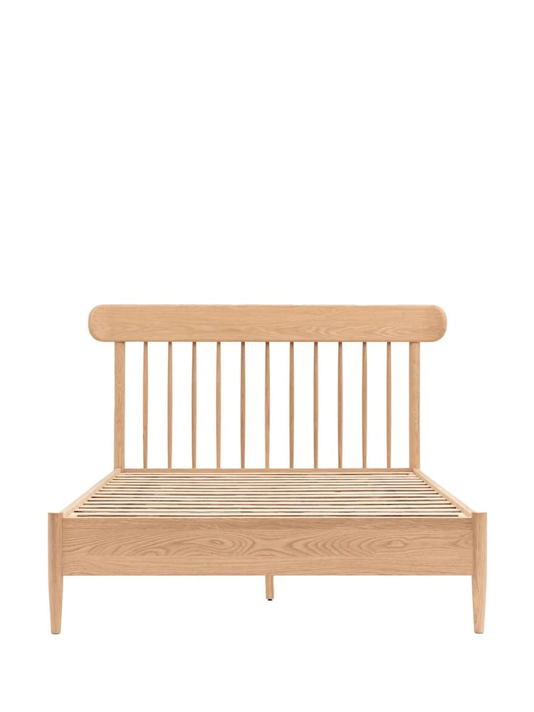 Gallery Home Natural Temara Oak Spindle Bed - Image 9 of 9