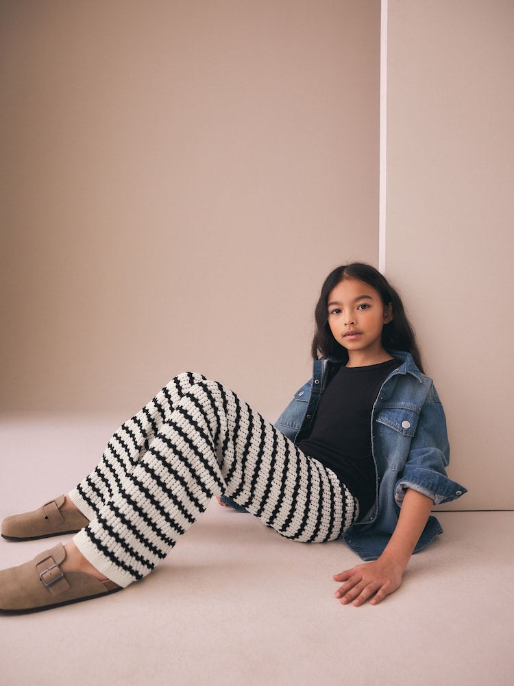 Monochrome Knitted Trousers (3-16yrs) - Image 2 of 9