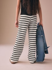 Monochrome Knitted Trousers (3-16yrs) - Image 5 of 9