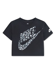 Crno - Nike NKG All-Over Print Animal T-Shirt - Slika 1 od 3