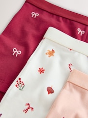 Red Bow Christmas Boxer Shorts (2-16yrs) - Image 6 of 7