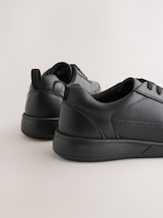 Black Wide Fit (G) Leather Lace-up School Shoes - Image 3 of 5