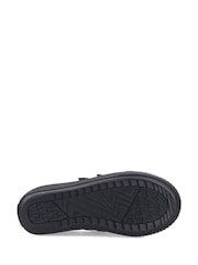 Hush Puppies Black Elsie Touch Fastening Patent Junior School shoes - Image 4 of 4