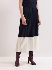 Phase Eight Blue Eleanor Navy Skirt - Image 3 of 7