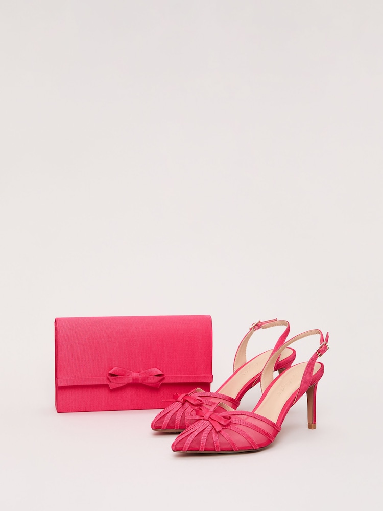 Phase Eight Grosgrain Bow Clutch Purse - 圖片 2/7