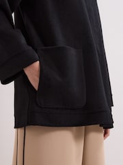 Phase Eight Black Daria Wool Coat - Image 6 of 7
