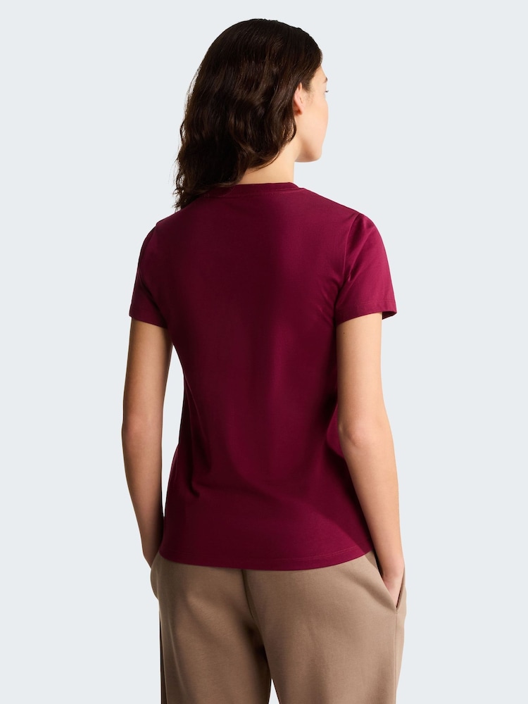 The North Face Red Evolution Simple Dome Slim Fit T-Shirt - Image 2 of 5