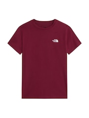The North Face Red Evolution Simple Dome Slim Fit T-Shirt - Image 4 of 5