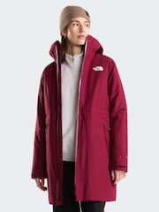 Crveno - The North Face Insulated Hikesteller Parka kišna jakna - Slika 3 od 6