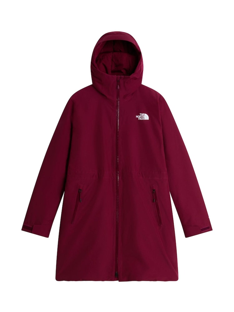 Crveno - The North Face Insulated Hikesteller Parka kišna jakna - Slika 6 od 6