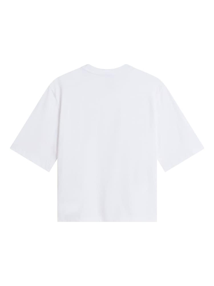 白色 - The North Face Essential Simple Dome Boxy Relaxed T-Shirt - 5的图像5｝