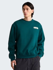 Zielony - The North Face Retro Trail Graphic Relaxed Sweat Top - Obraz 3 z 5