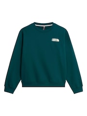 Zielony - The North Face Retro Trail Graphic Relaxed Sweat Top - Obraz 4 z 5