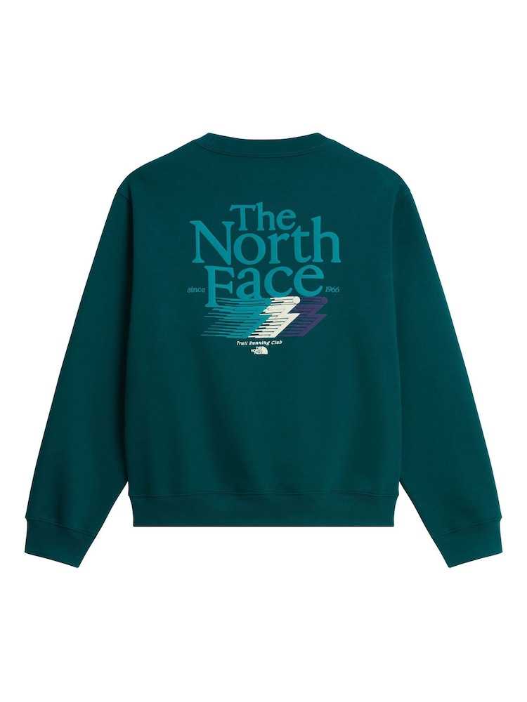 Zielony - The North Face Retro Trail Graphic Relaxed Sweat Top - Obraz 5 z 5 Zielony - The North Face Retro Trail Graphic Relaxed Sweat Top - Obraz 5 z 5