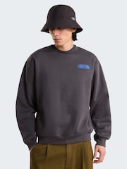 Szary - The North Face Retro Trail Graphic Relaxed Sweat Top - Obraz 3 z 5