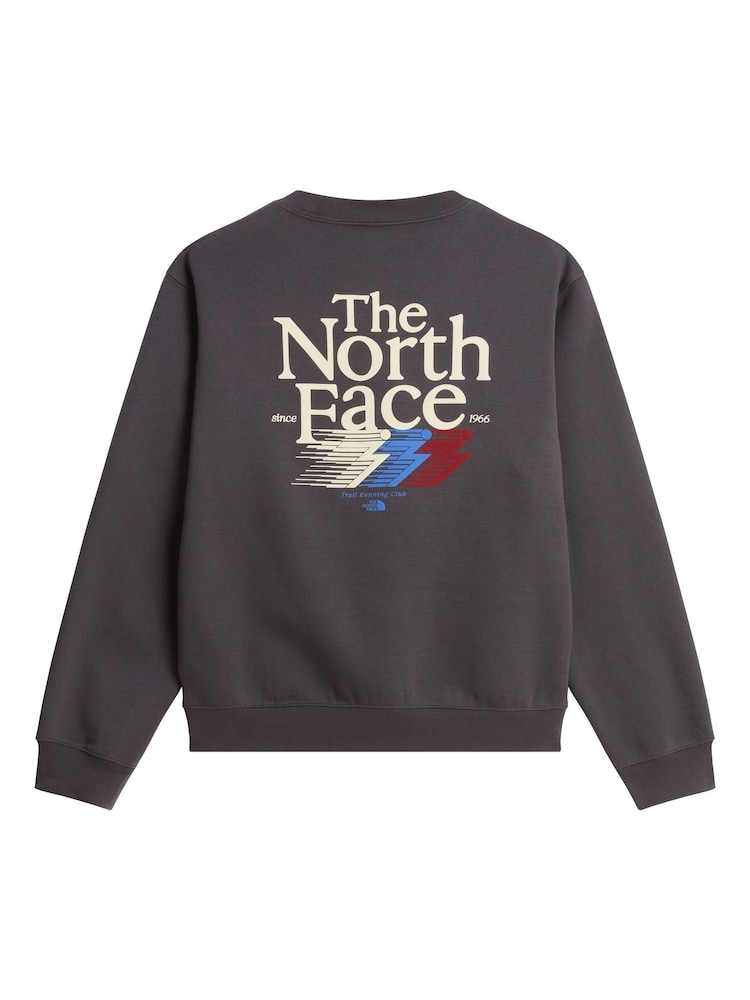 Szary - The North Face Retro Trail Graphic Relaxed Sweat Top - Obraz 5 z 5 Szary - The North Face Retro Trail Graphic Relaxed Sweat Top - Obraz 5 z 5