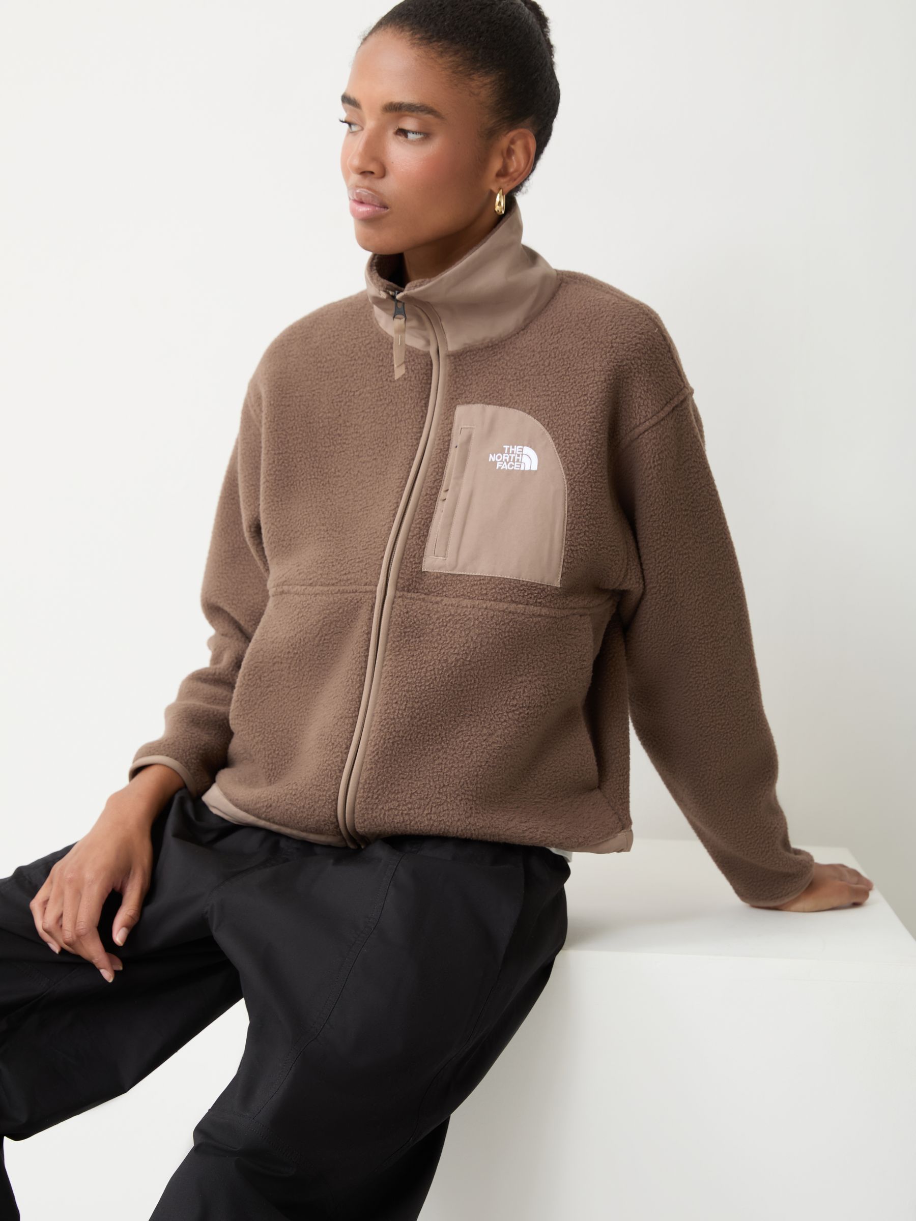 Buy The North Face Brown Yumiori Off Peak Full Zip Fleece Jacket