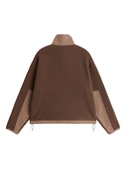 The North Face Brown Yumiori Off Peak Full Zip Fleece Jacket - Image 7 of 7