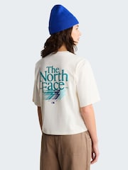 The North Face White Retro Trail Back Graphic Boxy T-Shirt - Image 1 of 5