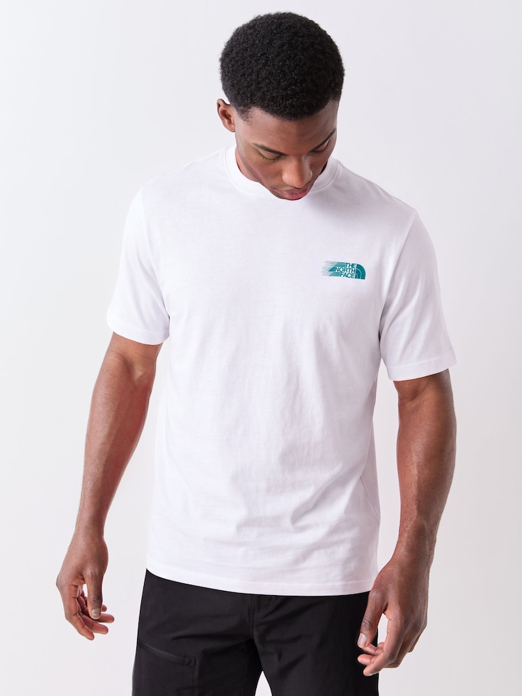 The North Face White Retro Back Graphic T-Shirt - Image 1 of 5
