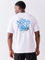 The North Face White Retro Back Graphic T-Shirt - Image 2 of 5