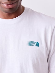 The North Face White Retro Back Graphic T-Shirt - Image 3 of 5