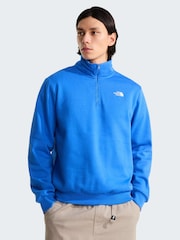 The North Face Active Blue Evolution Simple Dome 1/4 Zip Sweat Top - Image 1 of 5