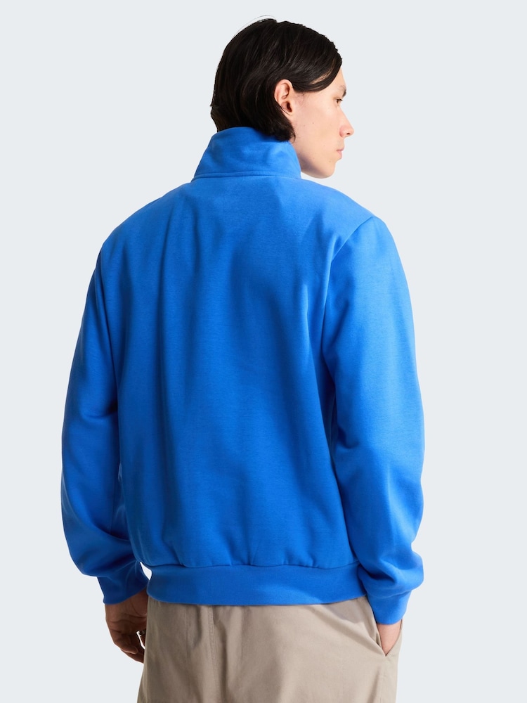 The North Face Active Blue Evolution Simple Dome 1/4 Zip Sweat Top - Image 2 of 5 The North Face Active Blue Evolution Simple Dome 1/4 Zip Sweat Top - Image 2 of 5