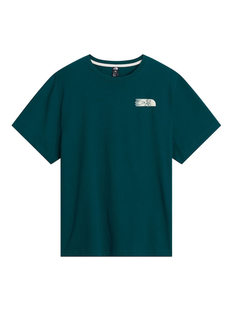 The North Face Green Retro Back Graphic T-Shirt - Image 3 of 3