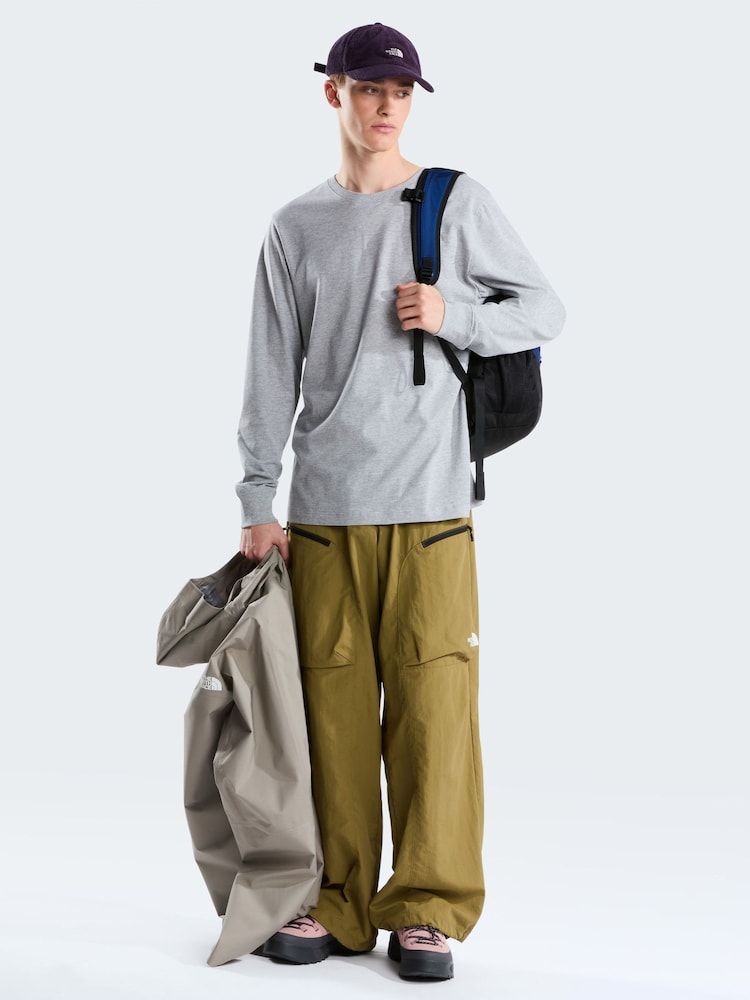 Grå - The North Face Evolution Simple Dome långärmad t-shirt - Bild 2 av 5