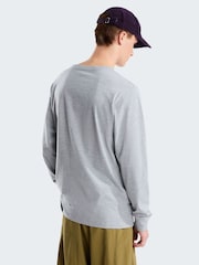 Grå - The North Face Evolution Simple Dome långärmad t-shirt - Bild 3 av 5