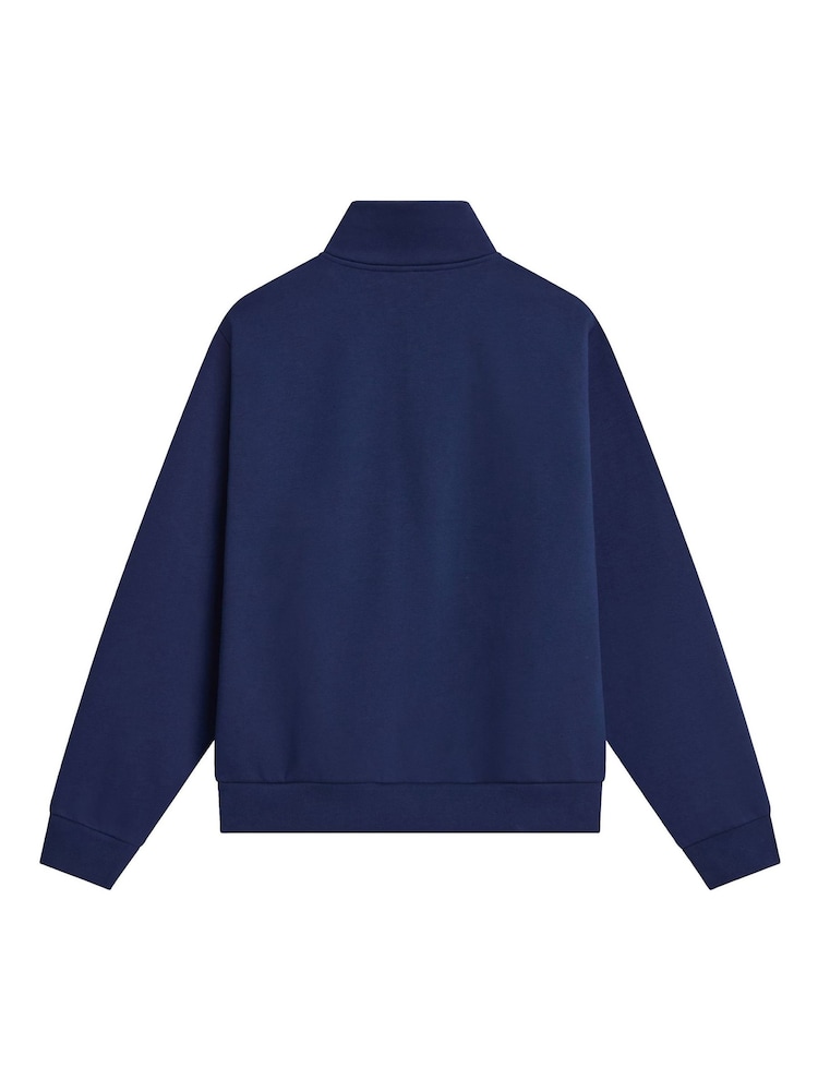 Asul - The North Face Simple Dome Zip Sweat Top - Larawan 5 ng 5