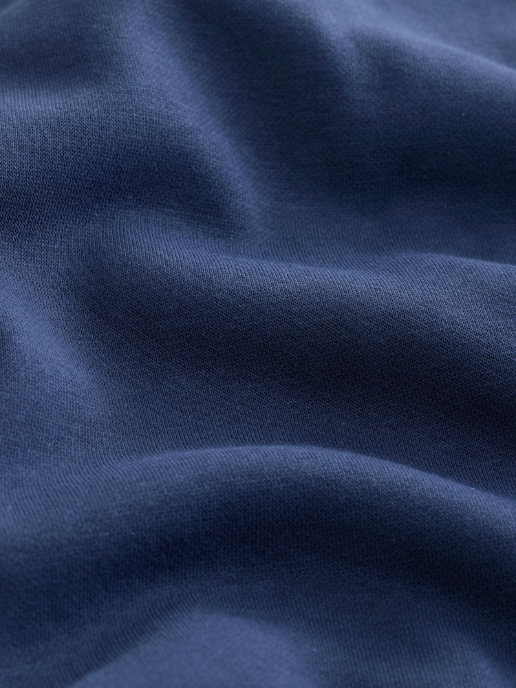 The North Face Blue Simple Dome Zip Sweat Top - Image 9 of 9