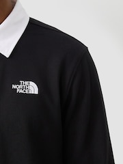 أسود - قميص بولو بأكمام طويلة راغبي Vista من The North Face - صورة 3 من 5