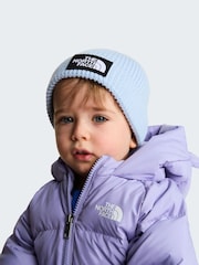 The North Face Blue baby Box Logo Cuffed Beanie - Image 1 of 3
