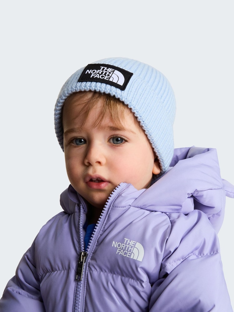 The North Face Blue baby Box Logo Cuffed Beanie - Image 1 of 3