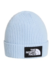The North Face Blue baby Box Logo Cuffed Beanie - Image 2 of 3
