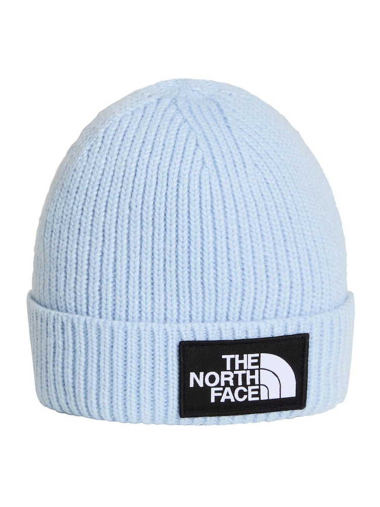 The North Face Blue baby Box Logo Cuffed Beanie - Image 2 of 3