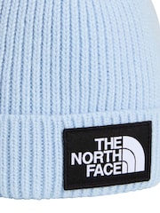 The North Face Blue baby Box Logo Cuffed Beanie - Image 3 of 3