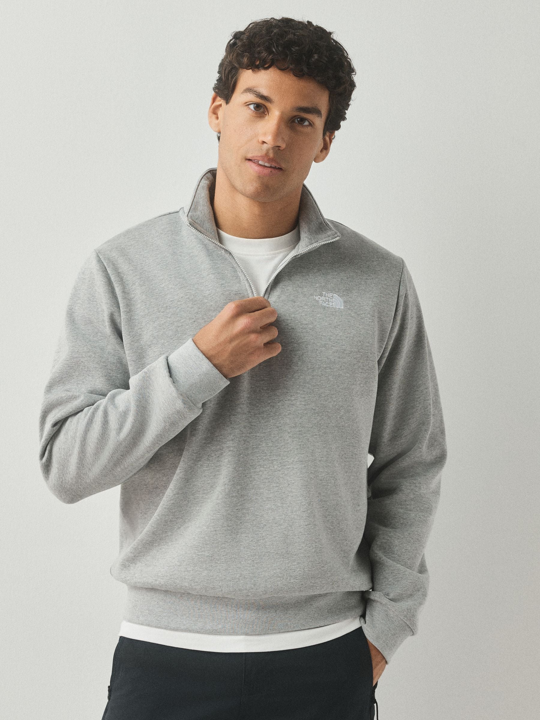 Buy The North Face Grey Simple Dome Zip Sweat Top from Next USA