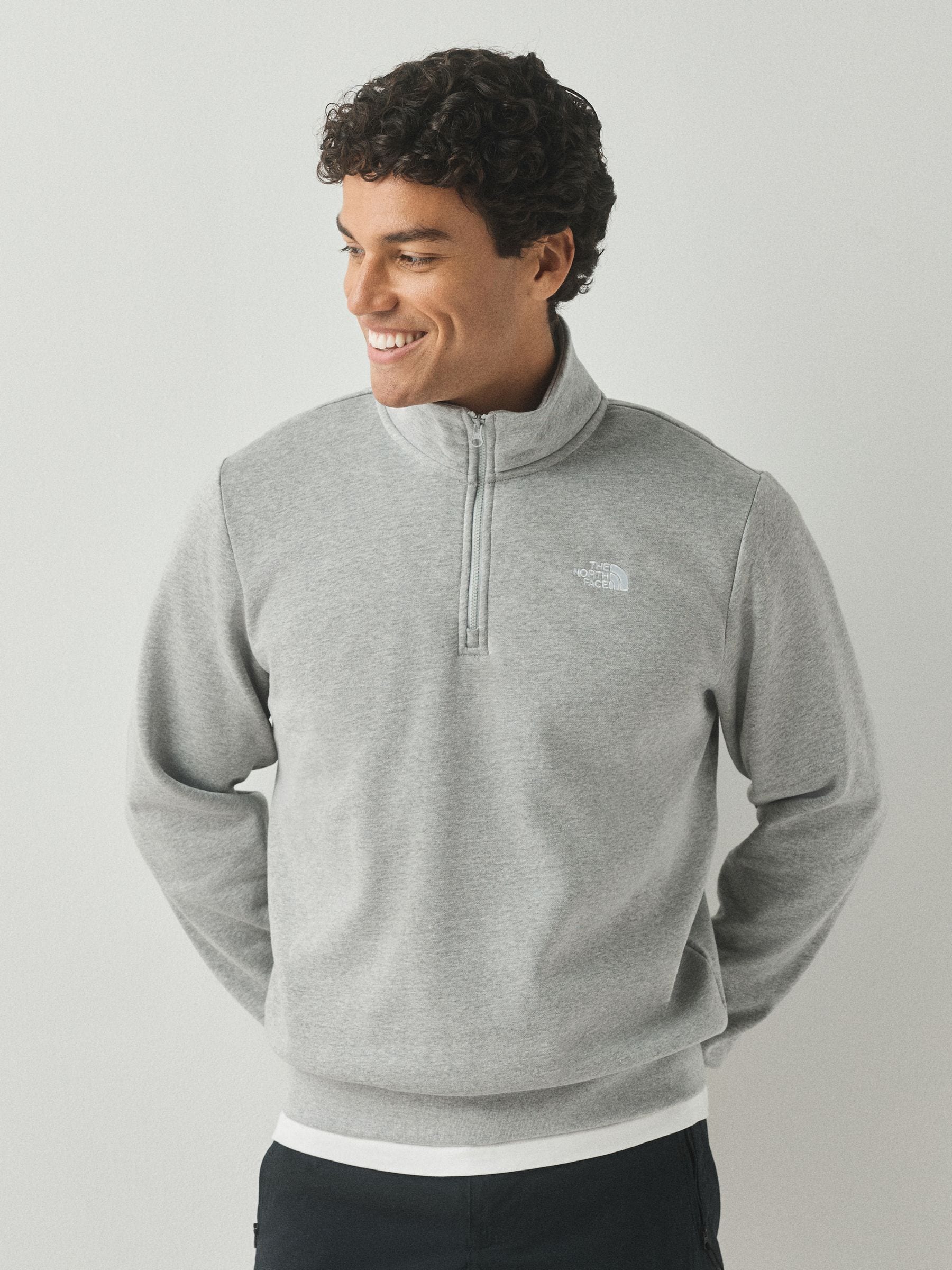 Buy The North Face Grey Simple Dome Zip Sweat Top from Next USA