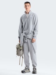 Gray - The North Face Simple Dome Zip Sweat Top - Larawan 2 ng 5