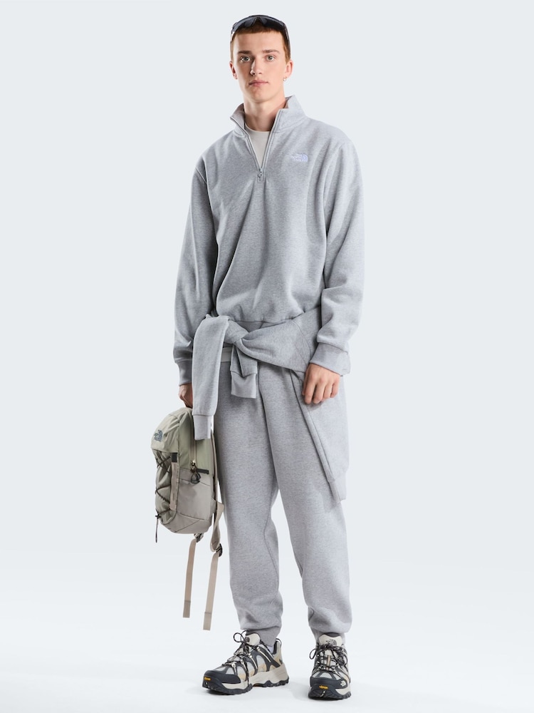 Gray - The North Face Simple Dome Zip Sweat Top - Larawan 2 ng 5