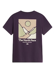 The North Face Purple Monte Back Graphic Regular T-Shirt - Image 5 of 5