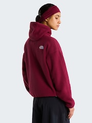 أحمر - The North Face Cragmont Popper Front Fleece Jacket - صورة 2 من 6